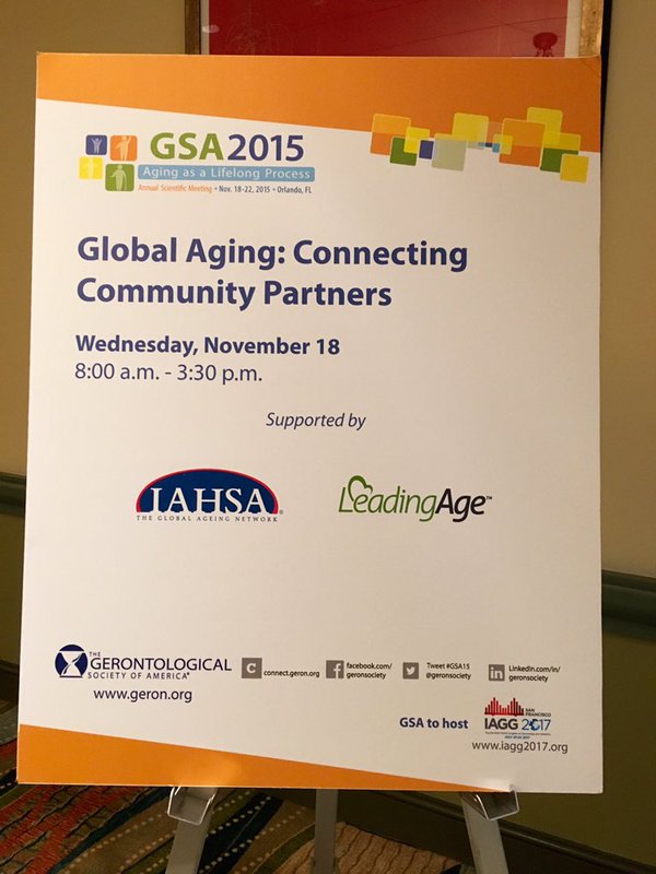 GSA's 4th Global Aging Forum Focuses on Connecting Community Partners