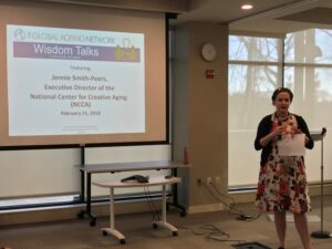 A Wisdom Talk with Jennie Smith-Peers of the National Center for Creative Ageing