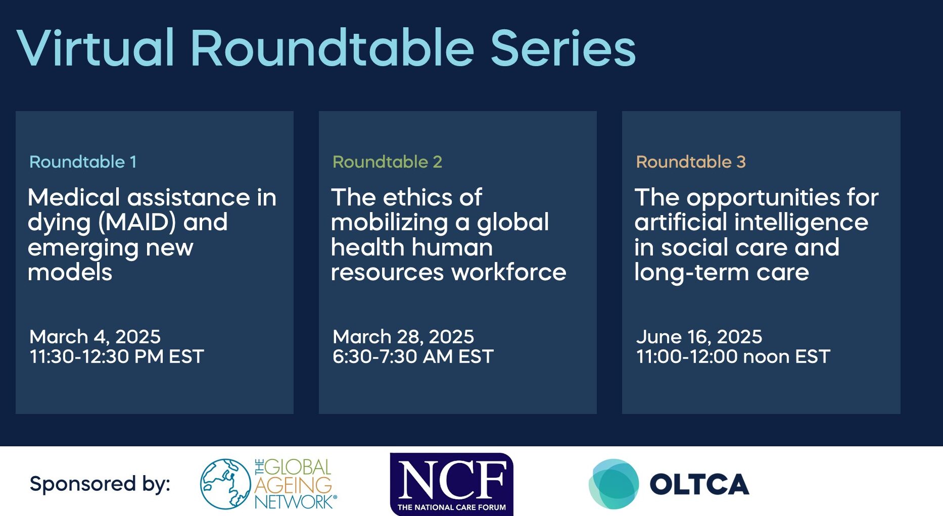 Roundtable Series: The Ethics of Mobilizing a Global Health Human ...